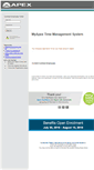 Mobile Screenshot of myapex.apexsystemsinc.com